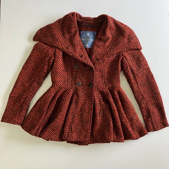 Free People Jackets & Blazers - Free People Peplum Jacket